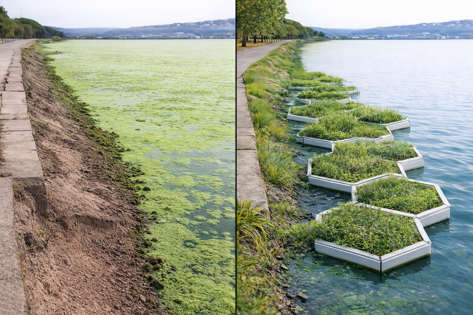 Illustration de phytoépuration