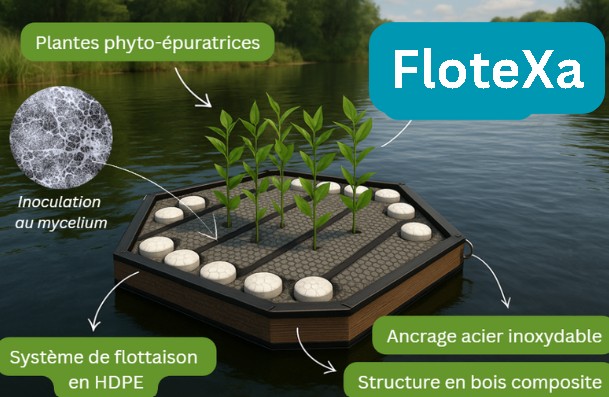 Illustration d’un îlot FloteXa